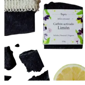 Bujas Jabón de Carbón Activado y Limón 125g